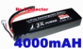 Brand New Li-polymer Lipo Battery 7.4v 4000mAh 25C 2S1P For RC Car Free Shipping