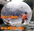 Zorb Zorbing Walk Ball / Water Walking Ball / Walk On Water Ball 2M PVC 0.8MM EMS / UPS / DHL Shipping