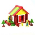 Building Block,Educational Toys / Wooden Three-dimensional Puzzle / Fun Farm / Hut