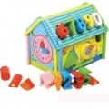 DHL Free Shipping!DIY Wood Toys Colorful House Wisdom,intelligent Toys