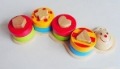 Free Shipping!DIY Children 's Wood Toys,Caterpillar Shape Blocks