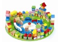 Free Shipping Wooden Toy-Scene Block Toy Wooden Block Toys,wooden Educational Toy,wooden Building Block Toy Educational Toys