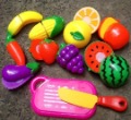 Freeshipping Simulation Ecd Cognitive Play Toys Fruit Cutting and See Vegetables Cutting and See Simulation Toys