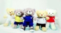 Free Shipping New Football Plush Teddy Bear Doll World Cup Doll Fashion Doll