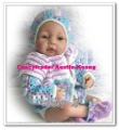 Wholesale Emulational Reborn Baby Ella Doll With Hat & Clothes & Shoes Free Shipping