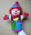14.5" GYMBOREE GYMBO Plush Hand Puppet Clown,high Quality