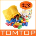 10pcs/lot. Free Shipping by EMS. Christmas Gifts For Kids Colorful Wood Building Blocks Educational Funny Toy