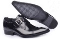 Wholesale New Arrival AAA Calf Leather Dress Shoes Men's Leather Shoe Men Black Cow Leather Shoes 02