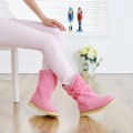 Free Shipping $ 80 Can MixScrub Sweet Baby Must Have A Solid Color Fringes On The Bottom Line of Women's Boots J415 Tendon - T