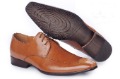 Wholesale New Arrival AAA Calf Leather Dress Shoes Men's Leather Shoe Men Brown Cow Leather Shoes 01