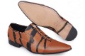 ^_^Wholesale New Arrival Calf Leather Dress Shoes Men's Leather Shoe with Brown Fashion Men Cow Leather Shoes 16