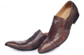 Wholesale New Arrival Calf Leather Dress Shoes Men's Leather Shoe with Brown Fashion Men Cow Leather Shoes 04