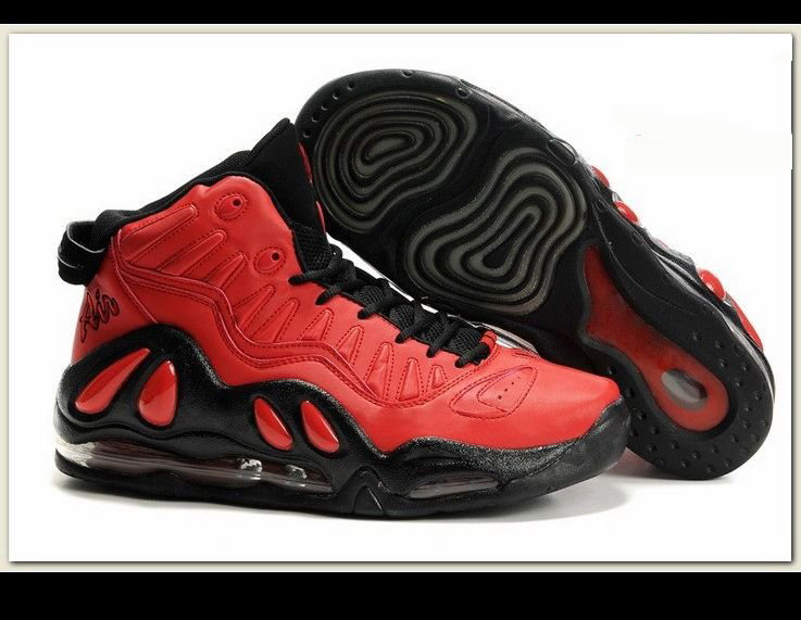 Free Shipping Uptempo 97 Men's Basketball Shoes (varsity Red / Black)