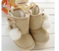 Infant Cotton Baby Boots \ Baby Snow Boots / Toddler Shoes Cloth Sole Shoes
