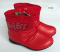 5pcs 2010 New Baby Boots Princess Boots 13.5-15.5CM Three Colors Boots Leather Boots