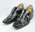 Patent Leather Elevator Shoes--Grow 7CM Taller! JGL-4690 Men Dress Shoes Lift Your Height.