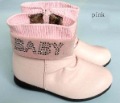 10pcs Christmas Boots Baby Boots Princess Boots 13.5-15.5CM Leather Boots
