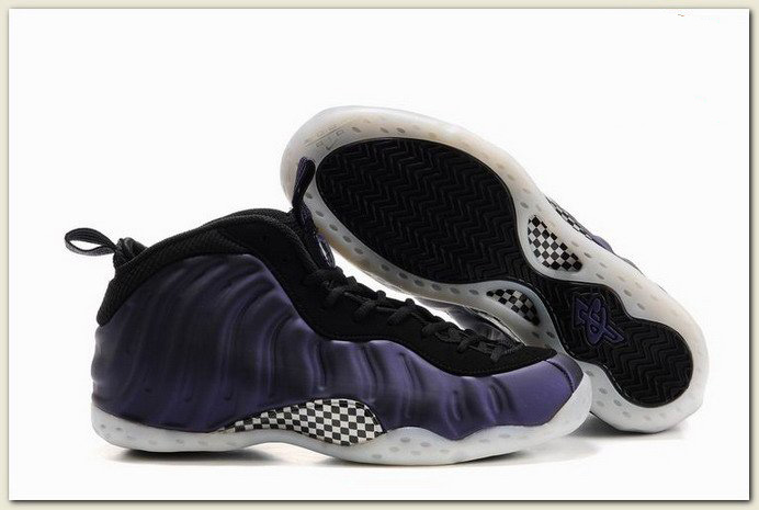 Wholesale Foamposite One Penny Hardaway Men's Basketball Shoes (black / Varsity Purple)