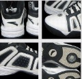 Authentic China Brand Shoes ANTA Sport Shoes,Basketball Shoes With Chinese BA DAO,Balck White.