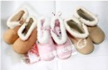 Freeshipping 12pairs/lot Casual Baby Shoes Cute Snowprincess Antiskid Shoes Prewalker Shoes BeautifulI Baby Booties Warm Shoes