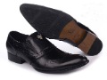 ^_^Wholesale New Arrival Calf Leather Dress Shoes Men's Leather Shoe with Black Fashion Men Cow Leather Shoes 19