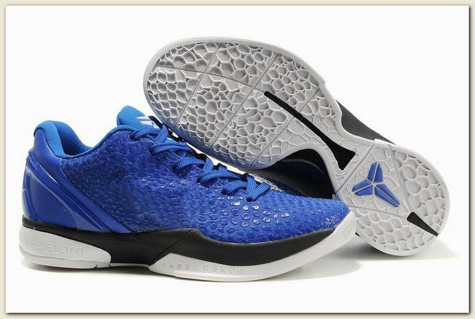 Wholesale Zoom 6 (VI) Men's Basketball Shoes LA (Blue / Black / White)