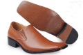 ^_^Wholesale New Arrival Calf Leather Dress Shoes Men's Leather Shoe with Brown Fashion Men Cow Leather Shoes 13
