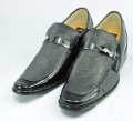Patent Leather Elevator Shoes--Grow 7CM Taller! JGL-4688 Men Dress Shoes Lift Your Height.