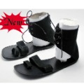 Wholesale 2010 World Top Brand Men's Newest First Layer Leather Slipper Sandal Flip-flop Top Quality Factory Price Free Shipping