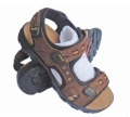 Free Shipping ECCO The First Layer of Leather Yellow Leather Sandals Men Sandals