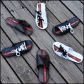 Free Shipping 2010 Fashion Novelty Designed Footwear Garden Beach Slippers Men Women Leather Slippers Euro 39 40 41 42 43