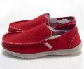 Red SANTA CRUZ Canvas Mens Man Casual Shoe Shoes