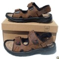 Free Shipping Super Comfortable All Leather Classic Leather Sandals Foreign Male / Slippers Dual