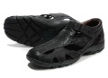 Newest MOQ:1pc Men's Sandal Genuine Leather Sandals Casual Beach Shoes Color:black&brown Size:39-44