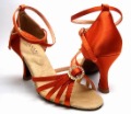 Free Shipping! Lady Ballroom Dance Shoe S-30A No Sewing Back 3''Heel Adult Size Three Colors Available