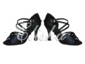 Black Women Ballroom Latin Salsa Dance Shoes