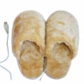 Wholesale -Foot Warmer Pink USB PC Heating Slippers Heated Shoes ,Good Christmas Gifts