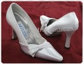 1 Pair/lot White Classic Bowknot Design Evening/Wedding/Party Shoes A1044