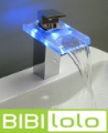 Free Shipping Sensitive Led Faucet Bathroom Mixer Waterfall Basin Tap Competive Price B2