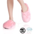 Pink USB Heating Slippers