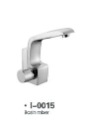 Polished, Single Handle, Stainless Steel Basin Faucet
