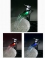 Chrome Battery-free LED Light Waterfall Vessel Color Change Bathroom Sink Faucet/Basin Mixer +Guaranteed 100%+Free Shipping
