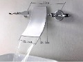 Two Handles Waterfall Bathroom Sink Faucet or Bathtub Faucet - Wholesale - Free Shipping (R-2007)