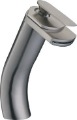 Free Shipping Wholesale Brand New (1 Unit) Simple Single Brush Handle Satin Nickel Sink Faucet, Bathroom Faucet, Basin Faucet