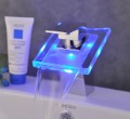 Free Shipping LED Basin Faucet Waterfall QH0815F