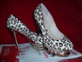 Leopard Pumps with 14cm Heel  Top Quality Lady Shoes