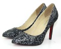 Cowhide Top Quality High Heeled Shoes Sexy Design Free Shipping