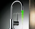 Single Handle Chrome Centerset LED Kitchen Sink Faucet -Wholesale - Free Shipping (L-4006)
