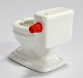 Free Shipping! New Creatives A Style of Toilet Ashtray with Ceramic