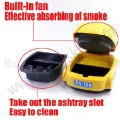 10X Fashion Smokeless Healthy Ashtray Car Style Shape 0372